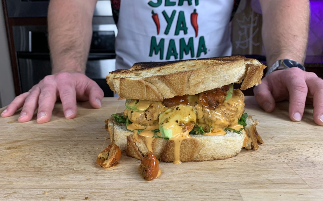 Slap Ya Mama Buffalo Chicken Sandwich