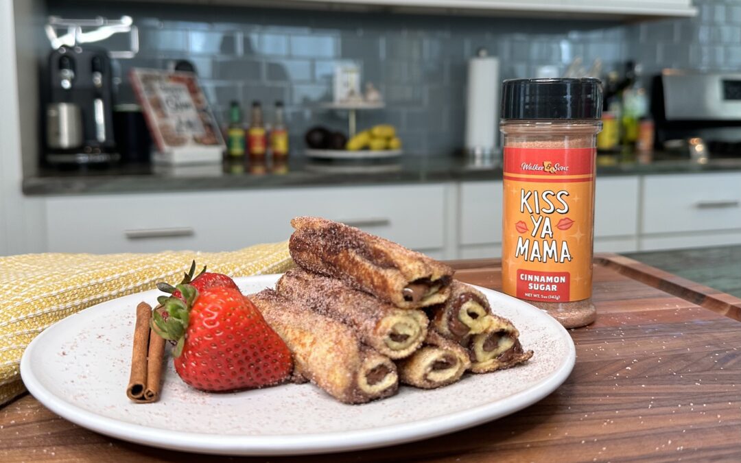 Nutella-Stuffed Cinnamon Sugar French Toast Rolls