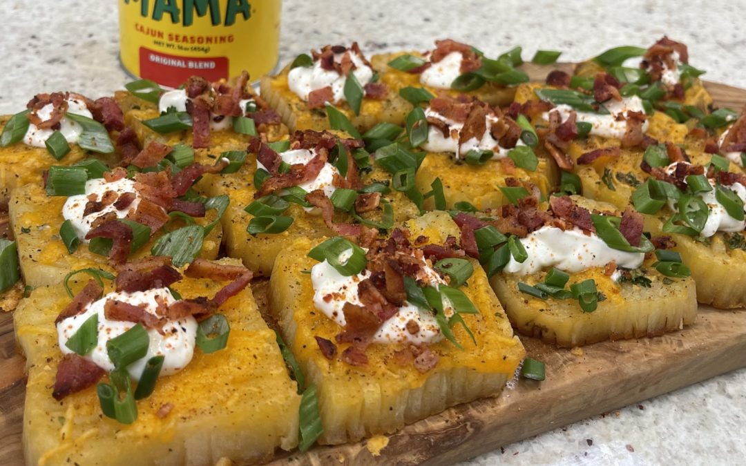 Crispy Cajun Loaded Potatoes