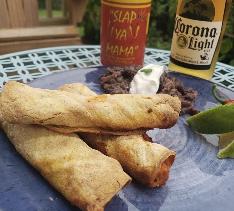 Buffalo Chicken Taquitos