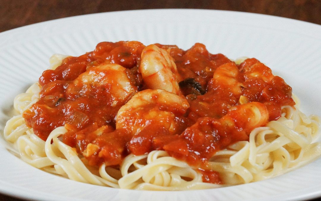 Spicy Cajun Shrimp & Pasta