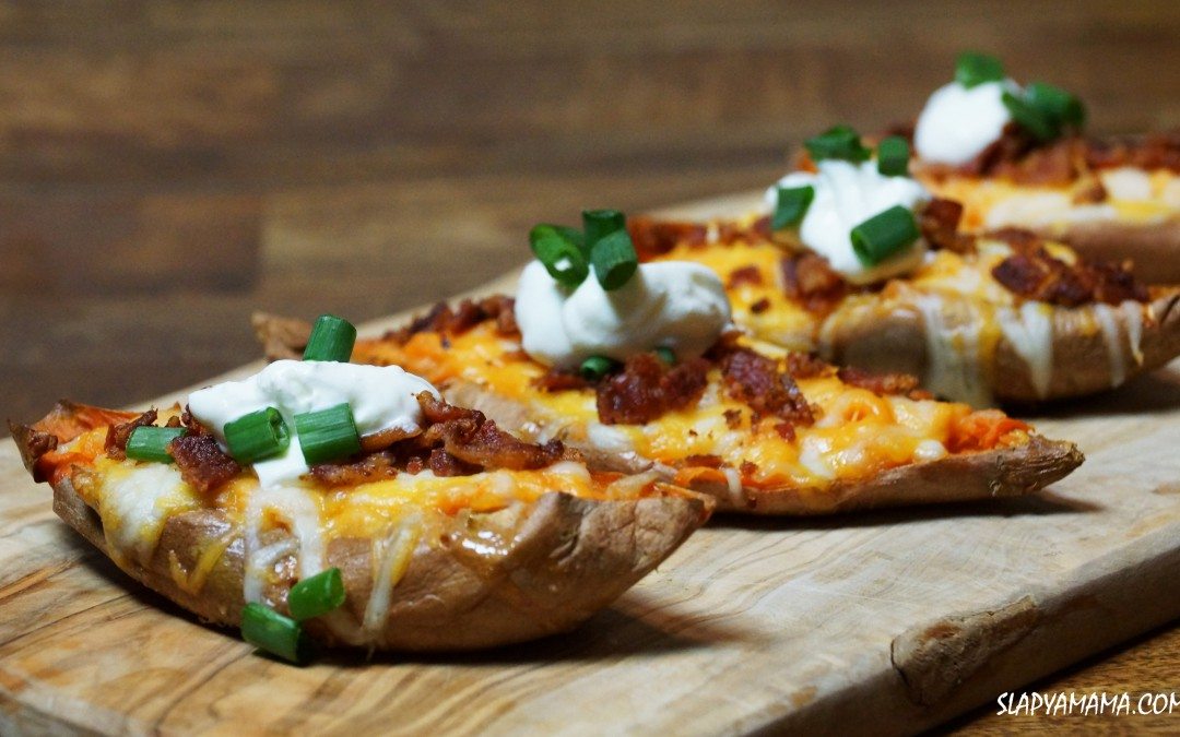 Loaded Sweet Potato Skins