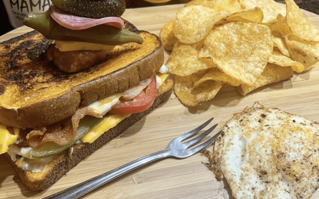Slap Ya Mama Bloody Mary Infused Grilled Cheese