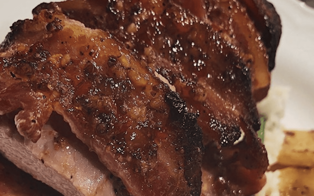 Bacon-wrapped Slap Ya Mama Pepper Jelly Pork Tenderloin
