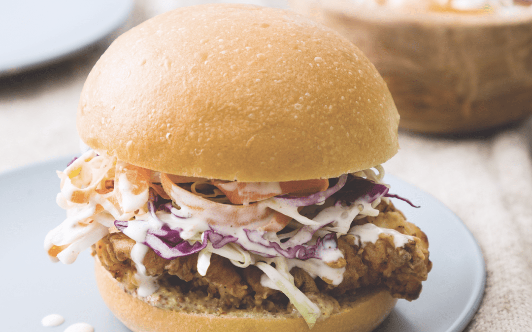 Fried Chicken Club Sandwiches