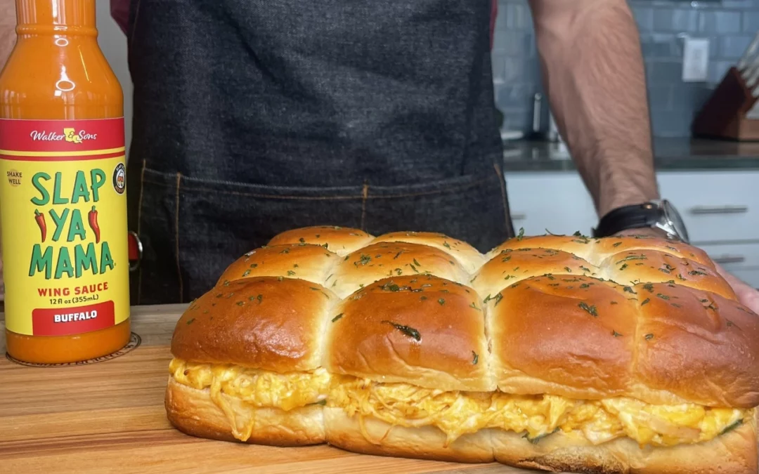 Slap Ya Mama Buffalo Chicken Sliders