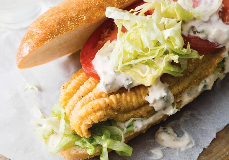 Fried Catfish Po’Boys